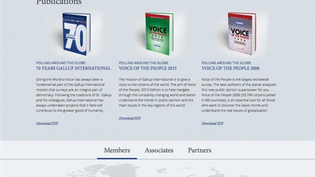 Gallup International Website by Methodiaweb