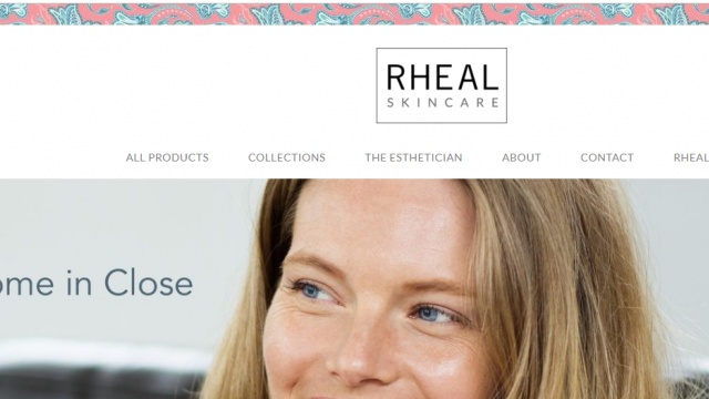 RHEAL Skincare - Web Design by NORTH / LIGHT Studios