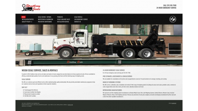Strathroy Scale Inc. by Digibee Web Design