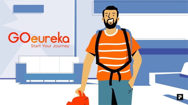 GOeureka - Online booking platform 2D animation blockchain explainer video by Picto Design Studio