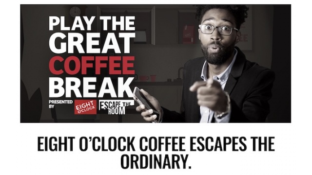 &quot;The Great Coffee Break&quot;: virtual escape room brand techxperience for Eight O&#039;Clock Coffee by The S3 Agency