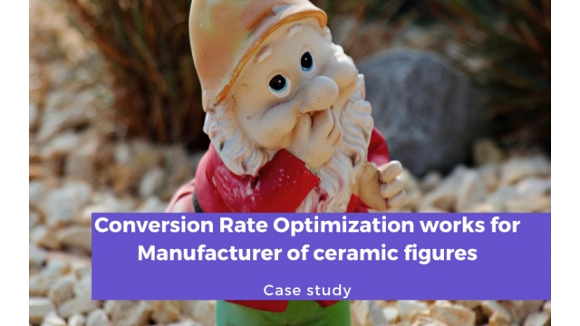 Case study | CRO: Manufacturer of ceramic figures. How to optimize your old-designed website by RocketCROlab