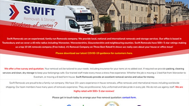 Swift Removals by IP Websites