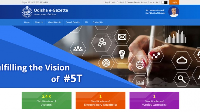 Odisha eGazette by Nexus Technoware Solution Pvt. Ltd.