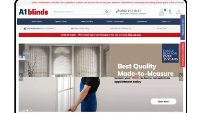 Curtain Manufacturing Website by MagentoBizz