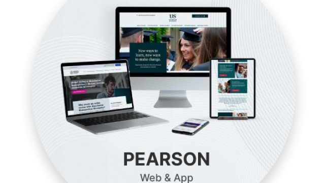 Web &amp; App Development - Pearson by We Are Amnet - Pioneers in Global Creative Production &amp; Leaders in Smartshoring