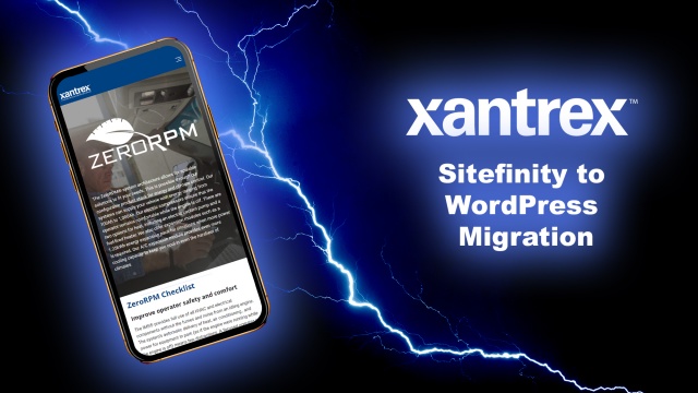 Sitefinity to WordPress Migration for Xantrex by Hammerhead