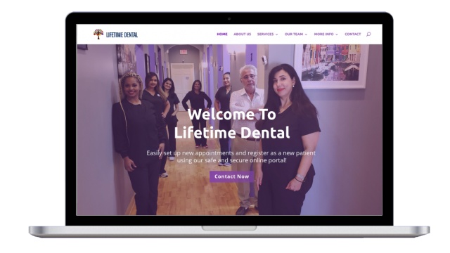 Lifetime Dental Website by DiscoverMyBusiness