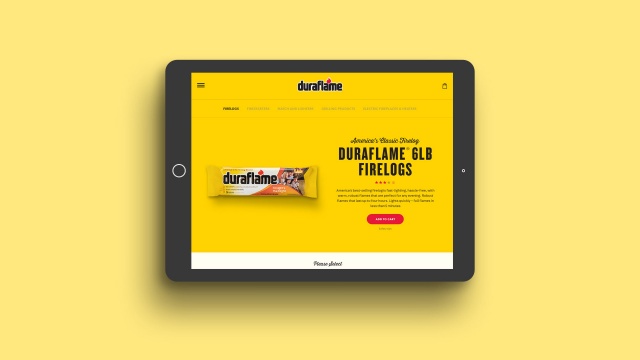 Duraflame Website by Teak