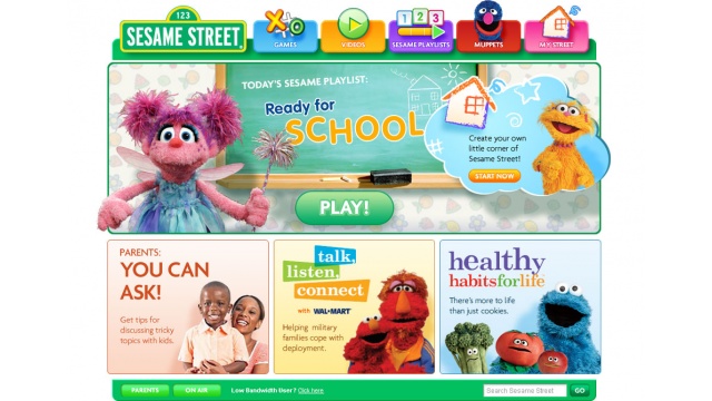 How to get to Sesame Street.com by MCD Partners USA