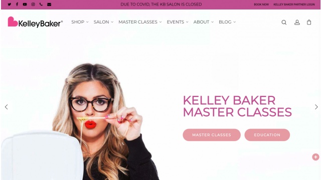 Kelley Baker Brows eCommerce Website by Living Proof Creative