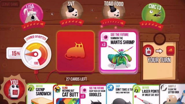 Exploding Kittens App by Substantial