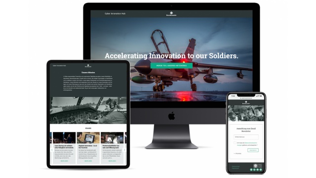 Bundeswehr Cyber Innovation Hub | Corporate Website by bytepark
