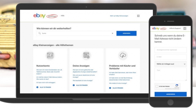 eBay Classifieds - Relaunch of the Customer Service area by Moccu – Digital Experience