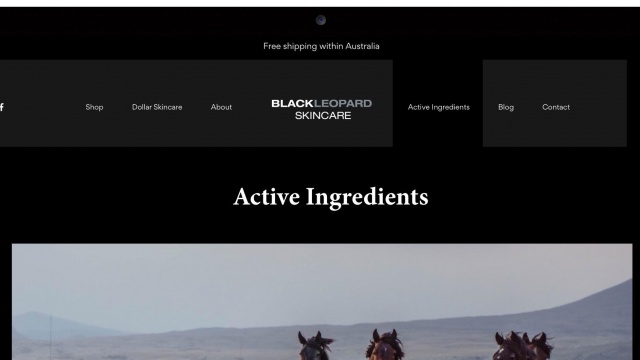 Black leopard Skincare by Straight Out Digital