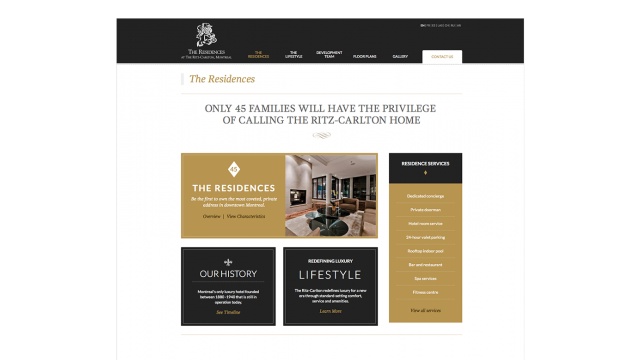The Residences at the Ritz-Carlton, Montreal by Rank