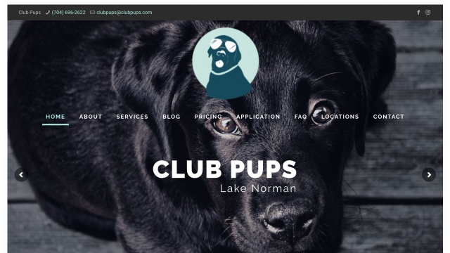 Club Pups - Web Design by Seahawk Media Group