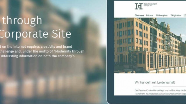 Modernity through tradition: Corporate Site by Hmmh