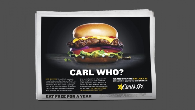 Carl’s Jr. SA by Black Sheep Advertising