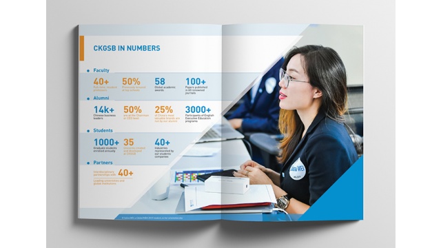 Cheung Kong Graduate School of Business Graphic Design by Flow