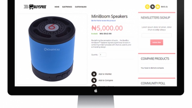 BUY SPREE ECOMMERCE WEBSITE by Centangle