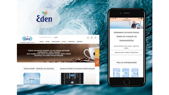 Eden Springs website localization by Itero