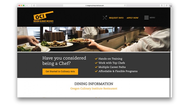 Oregon Culinary Institute by Intuitive Digital