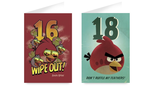 Angry Birds Age cards by Foundry Creative