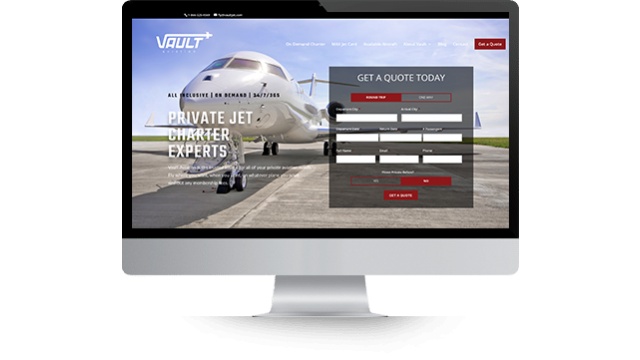 Vault Aviation - Web Design by JSL Marketing