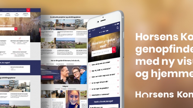 New website to Horsens Municipality by Zupa