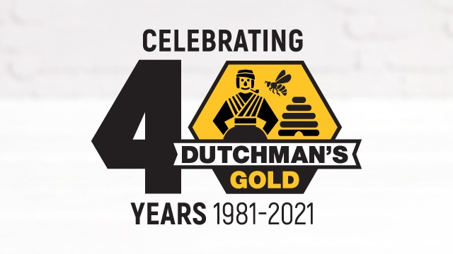 Dutchman&#039;s Gold 40th Anniversary Logo Design by AS Advertising