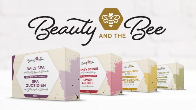 Beauty &amp; The Bee Logo &amp; Packaging Redesign by AS Advertising
