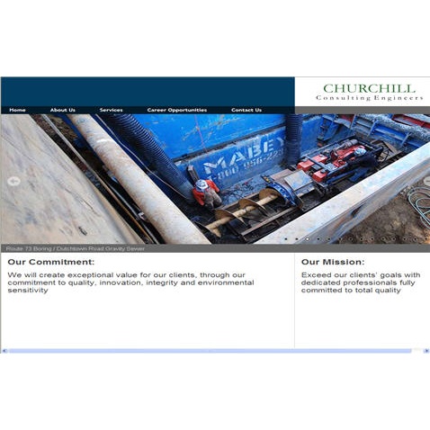 Churchill Consulting Engineers by Advance Web Design Inc.