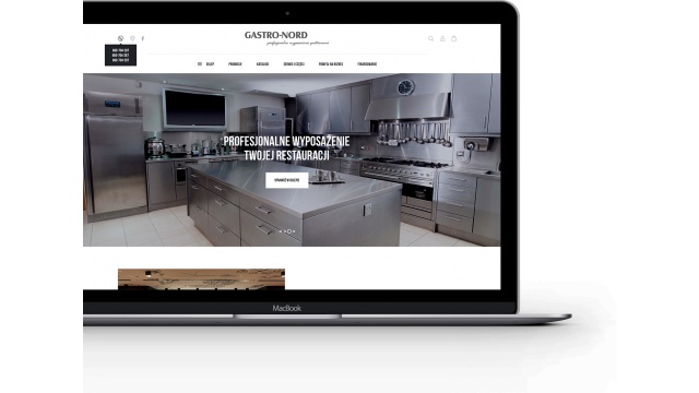Design of the Gastro Nord online store by Website Style