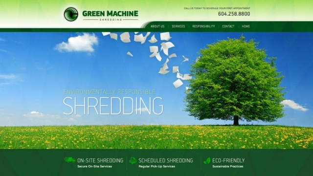 Green Machine Brand by Aroma Web Design