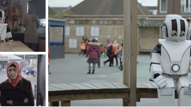 Highlighting the effects of war on childhood mental health Escape Robot Video by Raw London