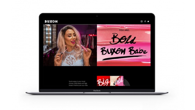 Buxom Cosmetics UX/UI Design &amp;amp;amp;amp;amp; Digital Campaign by Red Apple Creative