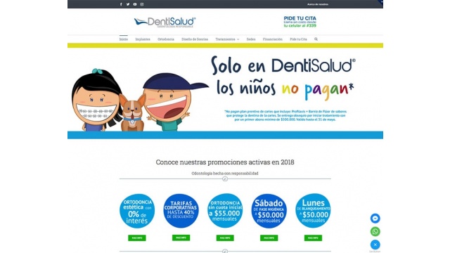 Dentisalud Website by Red Rock Interactive