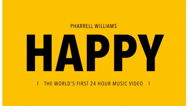 24 Hour of Happy - Pharell Williams by anonymous
