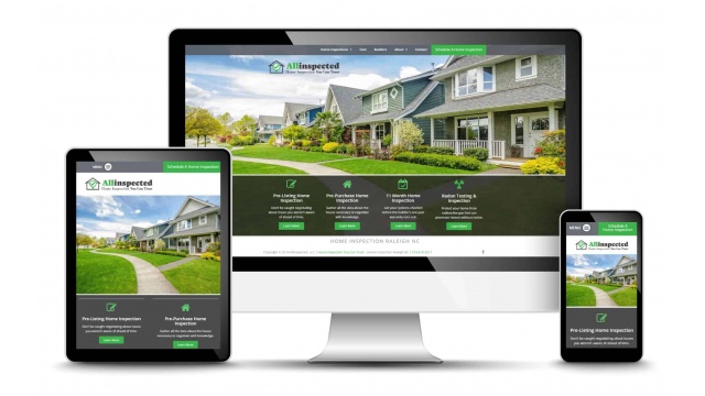 Home Inspection Website Design &amp;amp;amp;amp;amp; Development For Allinspected by Redwood Productions