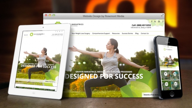 Griffin Hospital Bariatric Surgery Website Design by Rosemont Media