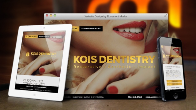 Kois Dentistry Dental Website Design by Rosemont Media
