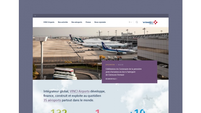 VINCI-airports.com by Octave &amp; Octave