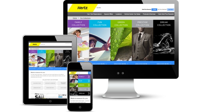 Hertz Collections Landing Page Campaign by Ronald Mavrodoglu