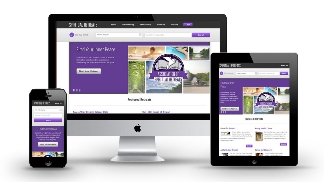 Spiritual Retreats Website Design Campaign by Roberts Web Design