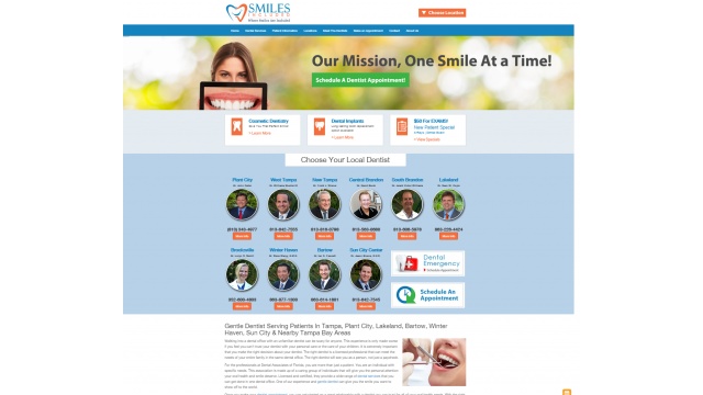 Smiles Included Website Design Campaign by S3 Media