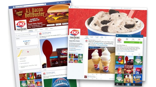 Texas Dairy Queen Social Media Management by Roxstar Marketing