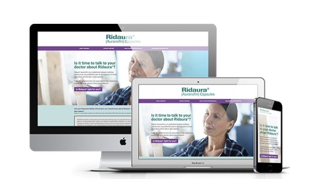 Ridaura® Website Campaign by Responsory