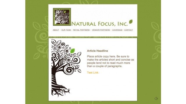Natural Focus, INC. by Catamaran Marketing