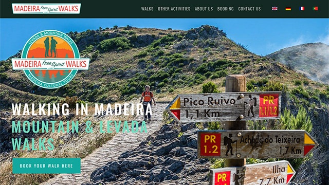 Madeira Free Spirit Walks by Navega Bem Web Design